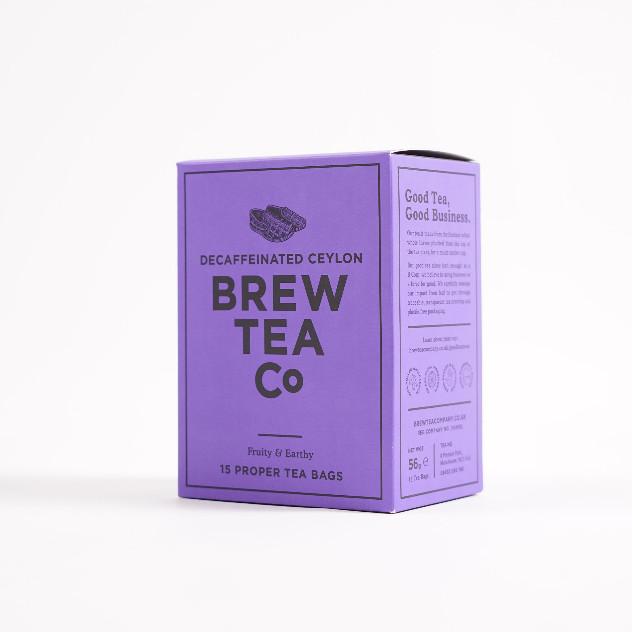 Brew Tea Co. ティーバッグ15包／CO2 デカフェ
