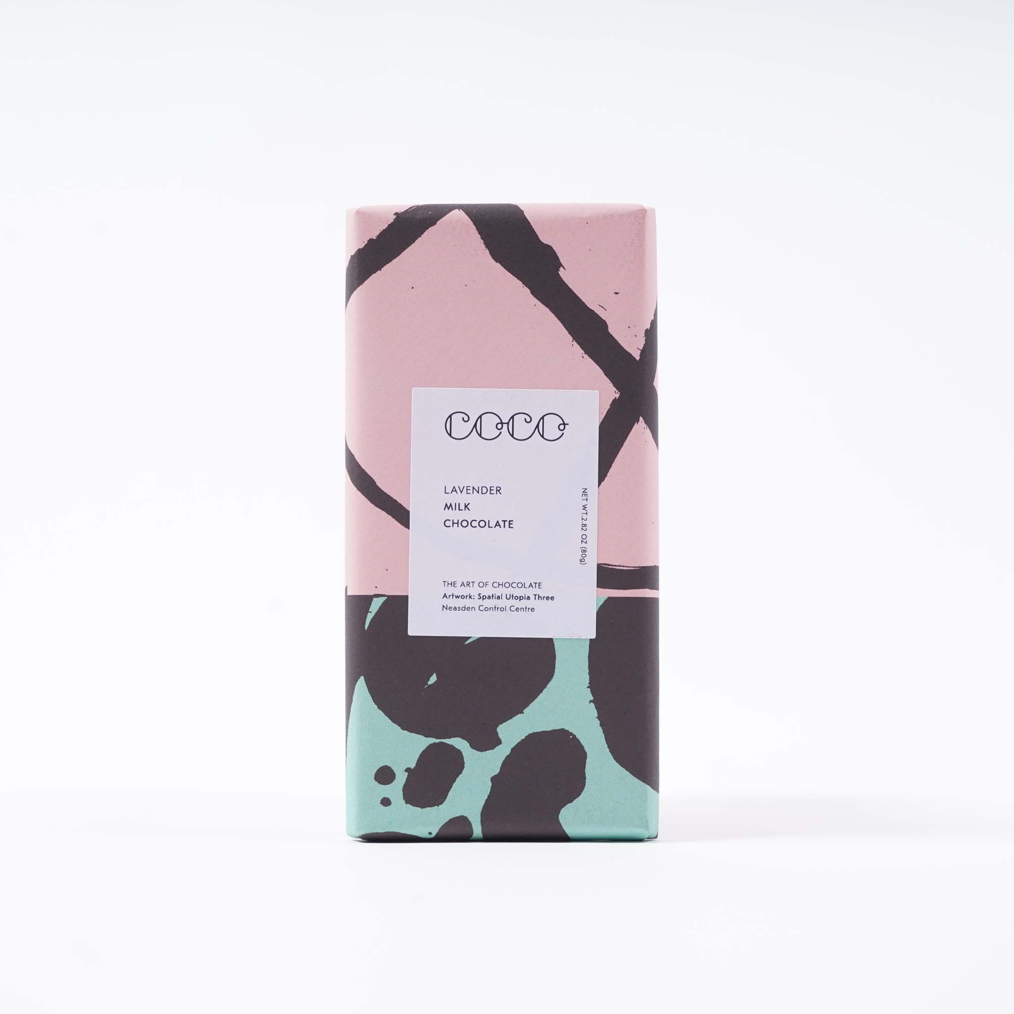 COCO CHOCOLATIER　ラベンダーミルクチョコレートバー（80g）