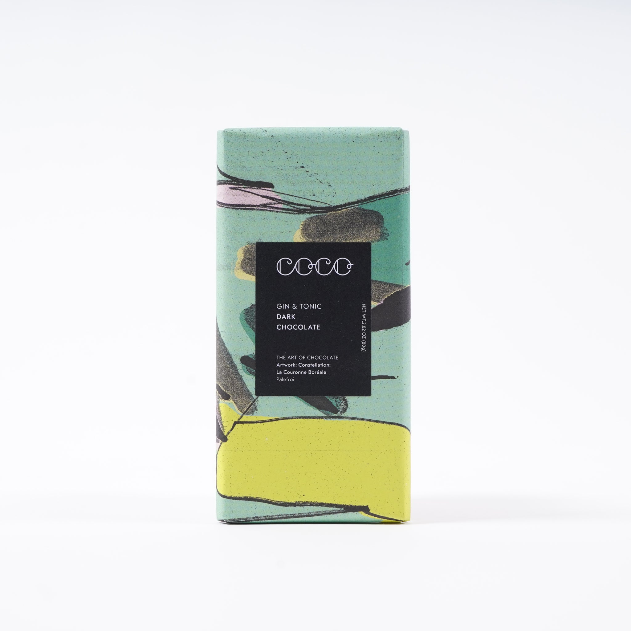 COCO CHOCOLATIER　ジントニックコロンビアン 61% ダークチョコレートバー（80g）
